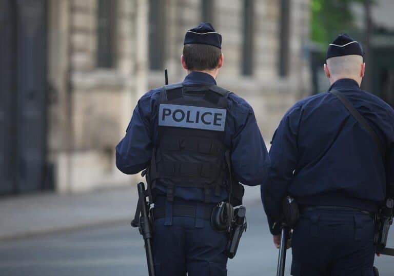Französische Polizisten