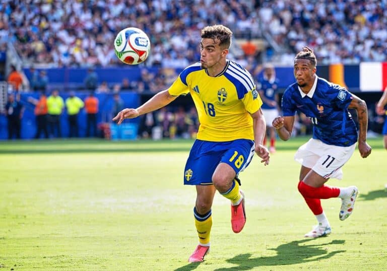 WM-Spiel Frankreich-Schweden