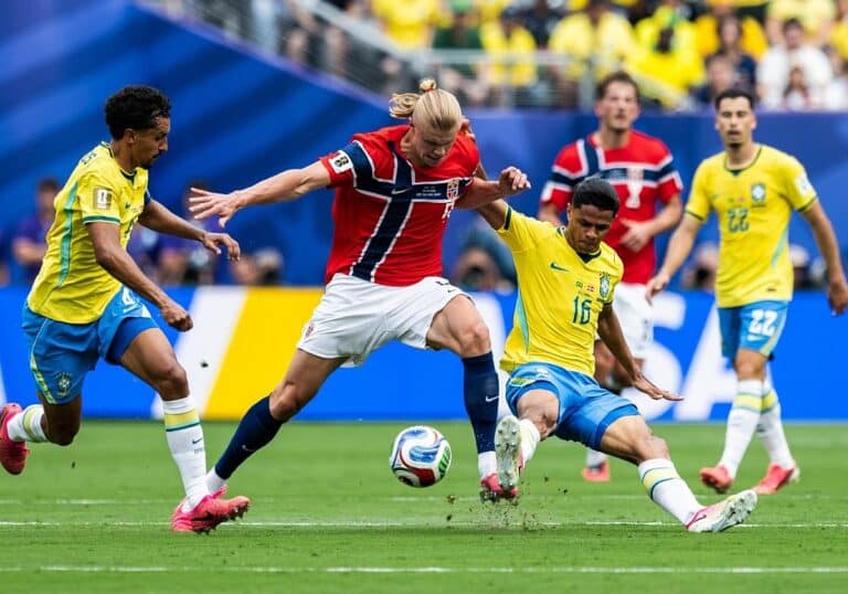 WM-Achtelfinale Brasilien-Norwegen