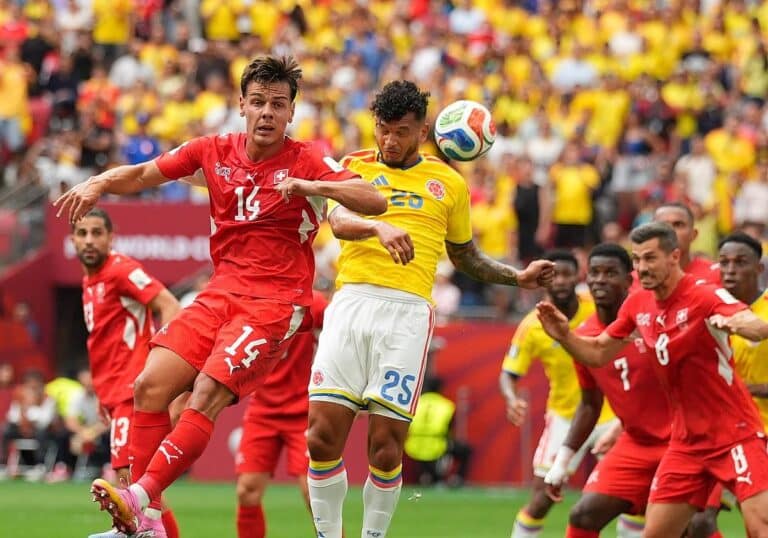 WM-Achtelfinale Schweiz-Kolumbien