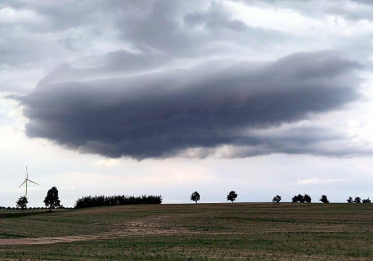 Unwetterwolke über