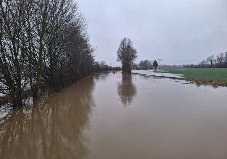 Überschwemmung am