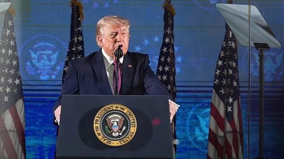 Trump hält patriotische Rede zum 250. US-Jubiläum