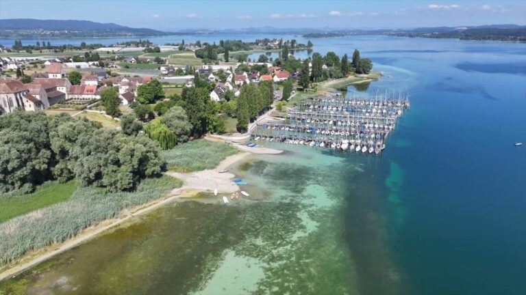 Bodensee erreicht Rekord-Niedrigwasser im Juli