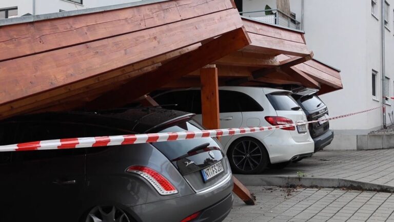 Schwere Unwetter in Baden-Württemberg: Gewitter und Hagel richten