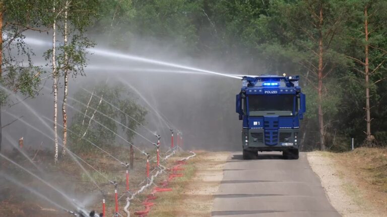 Waldbrand im Müritz-Nationalpark: Lage entspannt sich langsam