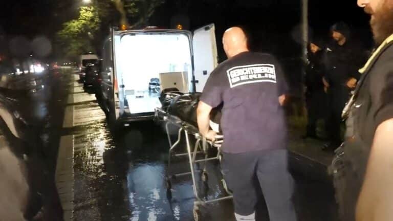 Bei einem Polizeieinsatz in einer Kleingartenanlage in Berlin-Spandau