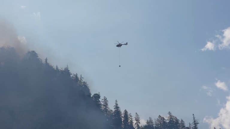 Waldbrand in Chiemgauer Alpen: Großeinsatz an der Hochwand