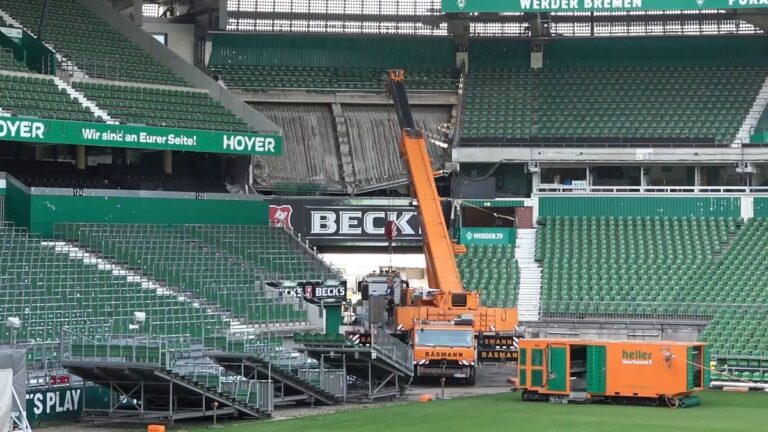 Tribünen-Einsturz im Weserstadion: Reparaturen laufen auf Hochtouren