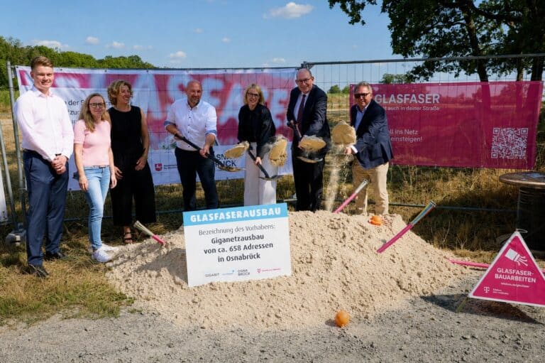 Spatenstich am 3. August 2026. / Foto: Constantin Binder in Osnabrück (Gesamtstadt)