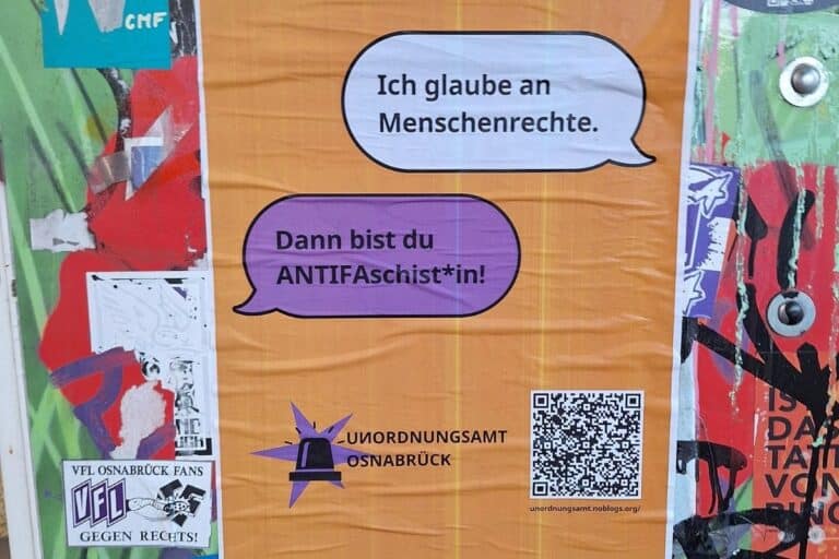 Neue Plakataktion des Unordnungsamts. / Foto: Privat in Osnabrück (Gesamtstadt)