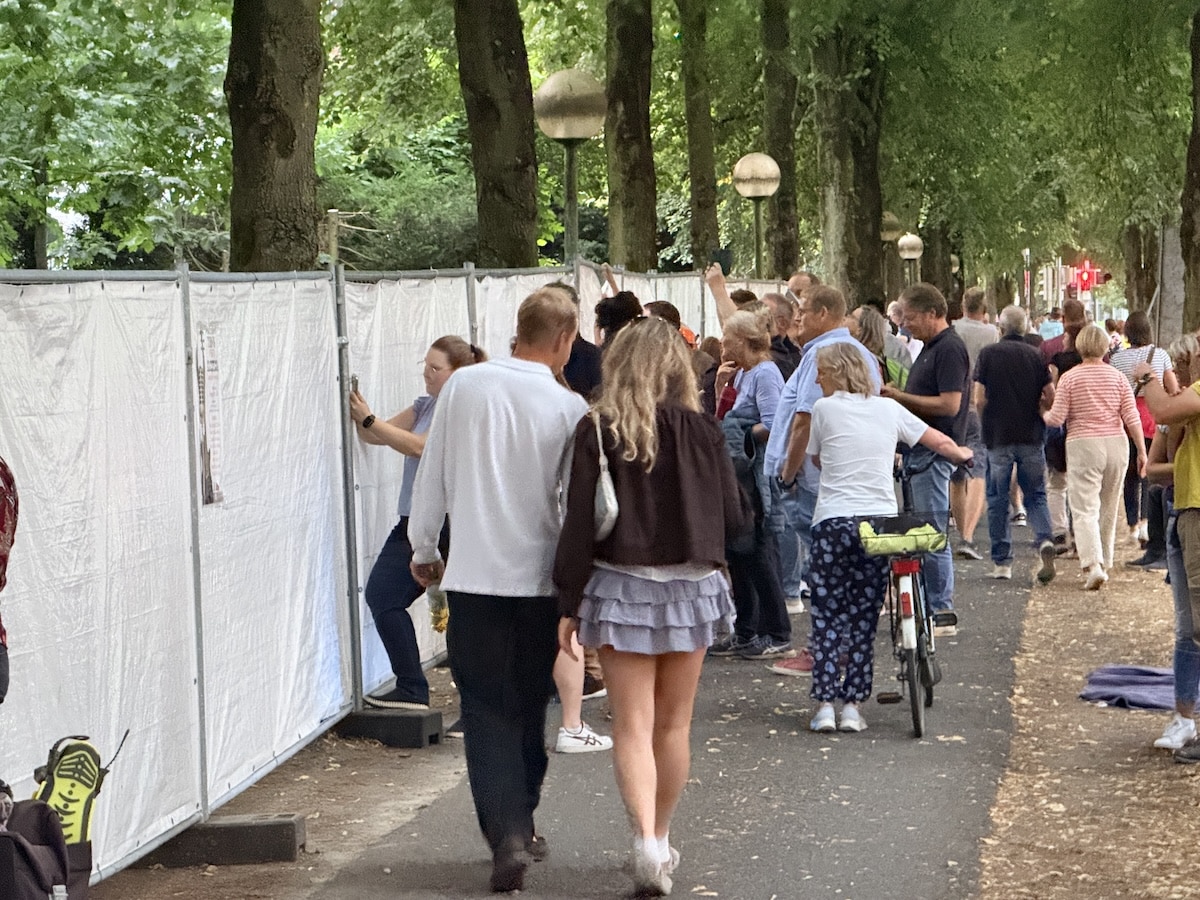 "Zaungäste" beim Schlossgarten-Open-Air Osnabrück