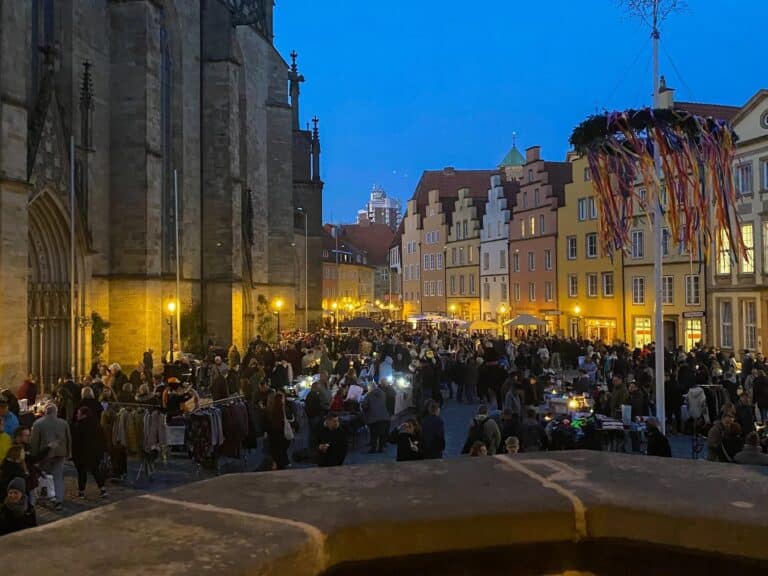 Nachtflohmarkt in Osnabrück (Archiv) / Foto: Marketing Osnabrück in Altstadt