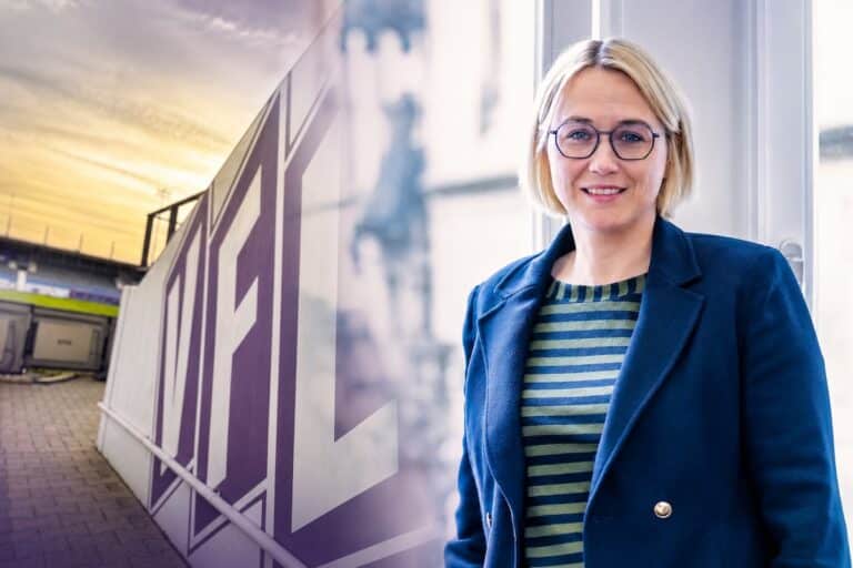 Soll Katharina Pötter den VfL-Aufsichtsrat verlassen? / Foto: Dieter Reinhard (Collage mit KI bearbeitet) in Osnabrück (Gesamtstadt)