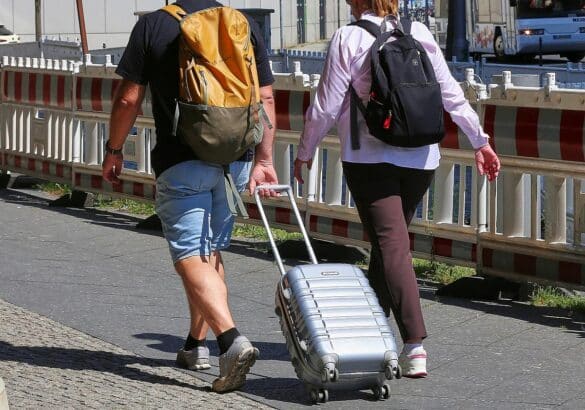 Urlauber im