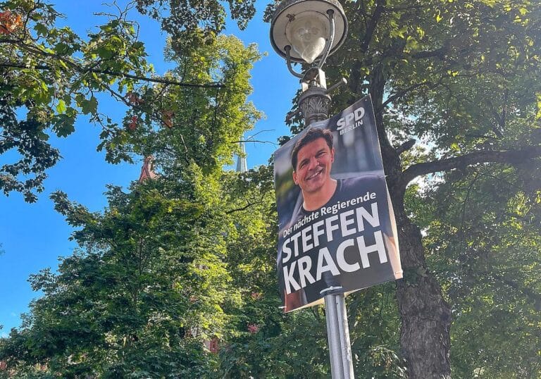Wahlplakat zum