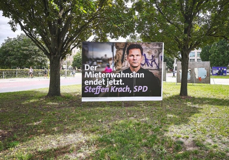 Wahlplakate mit