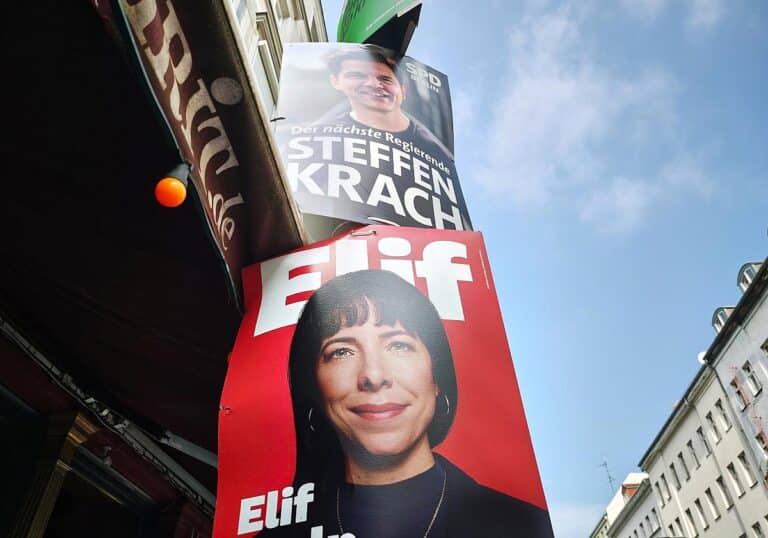 Wahlplakate mit