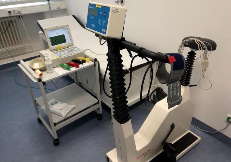 Fahrradergometer für
