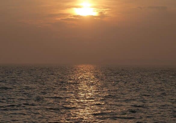 Sonnenuntergang über