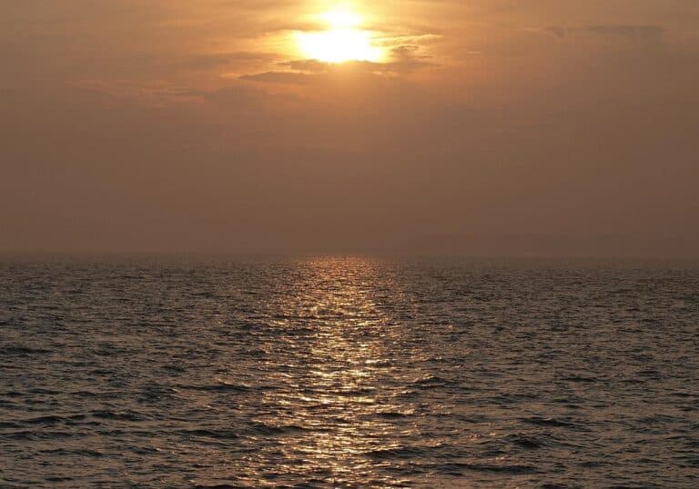 Sonnenuntergang über