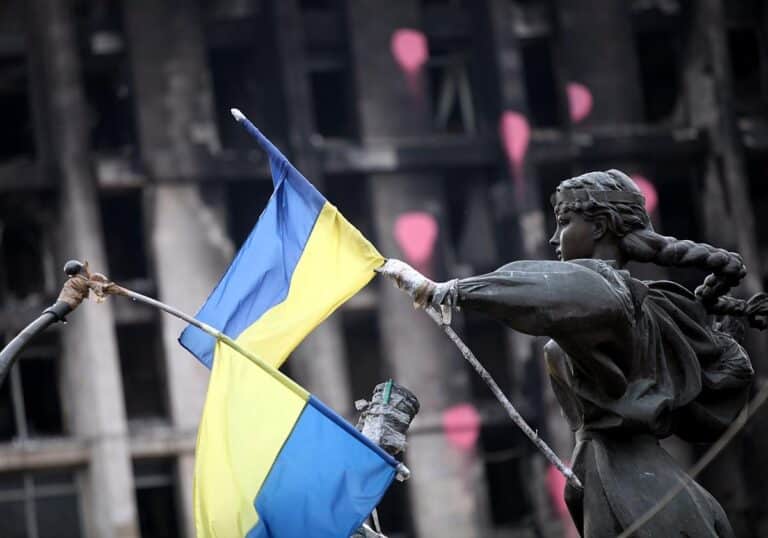Ukrainische Flagge