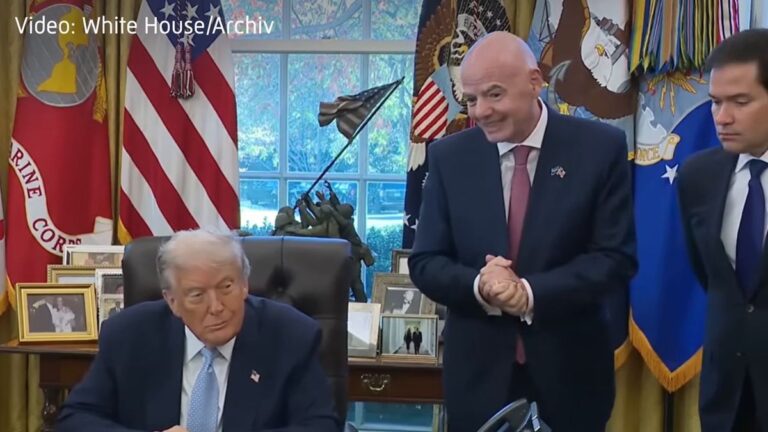 Trump stützt FIFA-Präsidenten Gianni Infantino