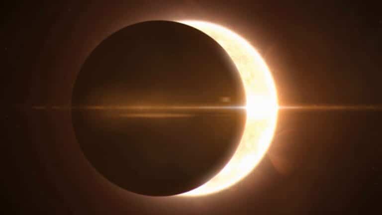 Partielle Sonnenfinsternis und Perseiden in einer Nacht