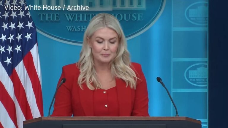 Trump-Sprecherin Karoline Leavitt verlässt das Weiße Haus