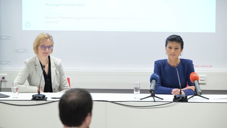 BSW: Sonderparteitag soll Thüringer Koalitionsstreit lösen