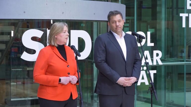SPD-Chefs Bas und Klingbeil in der Kritik