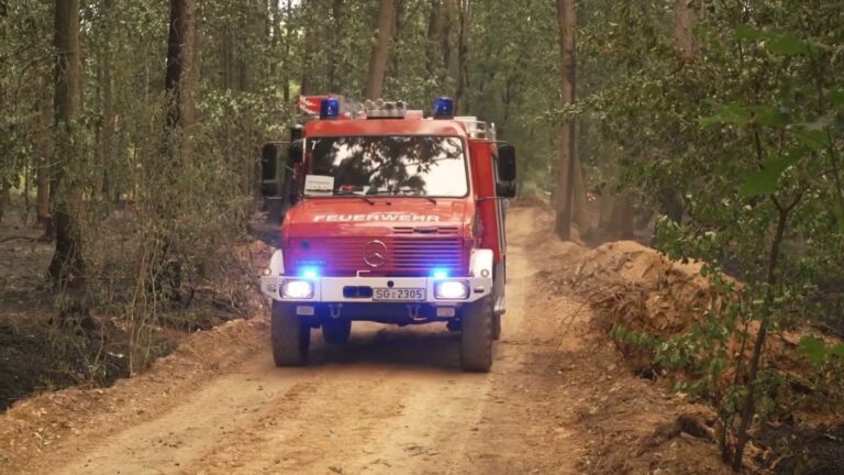 Größter Waldbrand in NRW-Geschichte im Hürtgenwald gelöscht