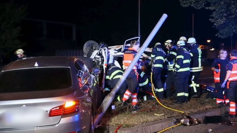 Fünf Verletzte nach Frontalzusammenstoß in Heidenheim