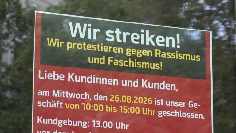 Migranten in Magdeburg streiken gegen AfD-Politik