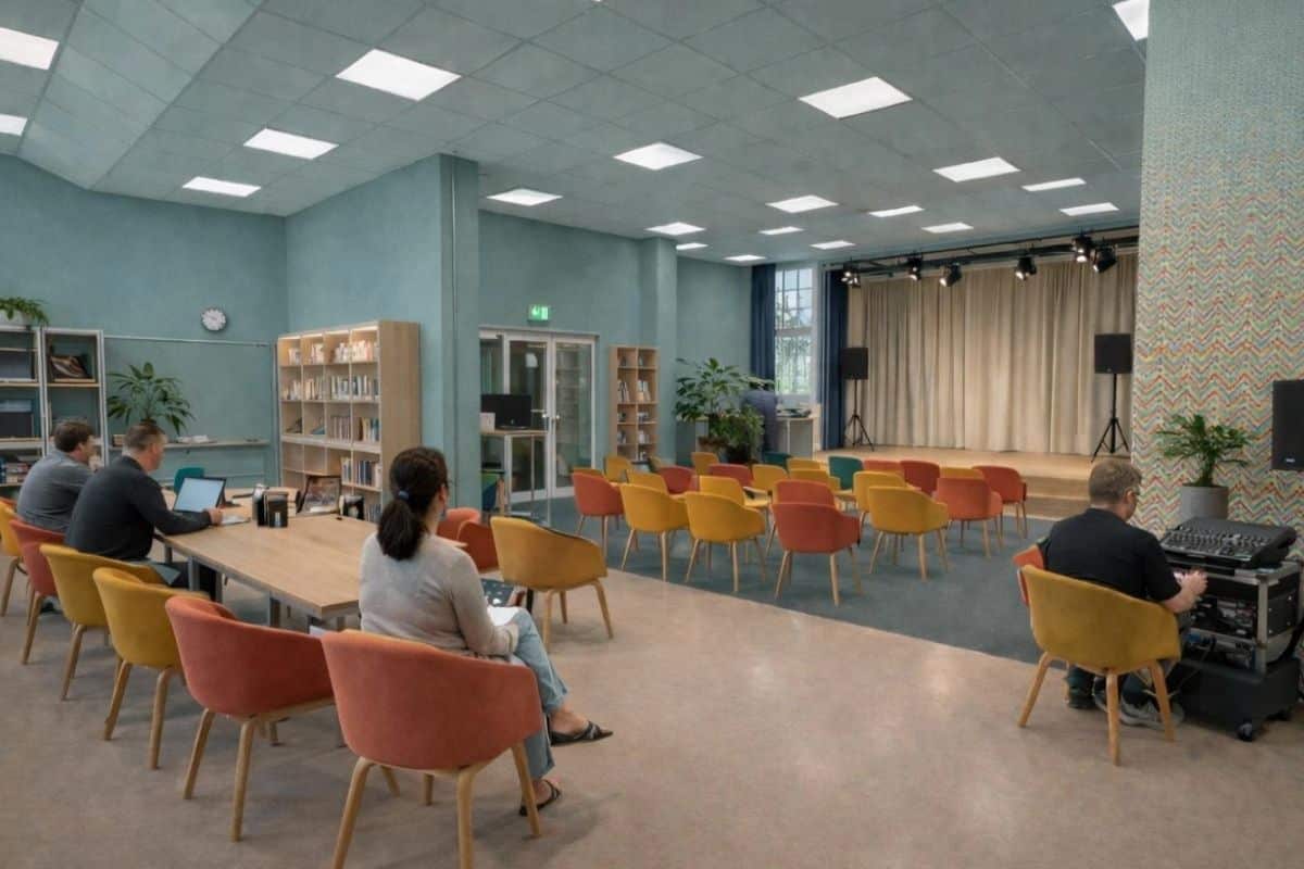 KI-Visualisierung der neuen Stadtbibliothek / Foto: Stadt Osnabrück