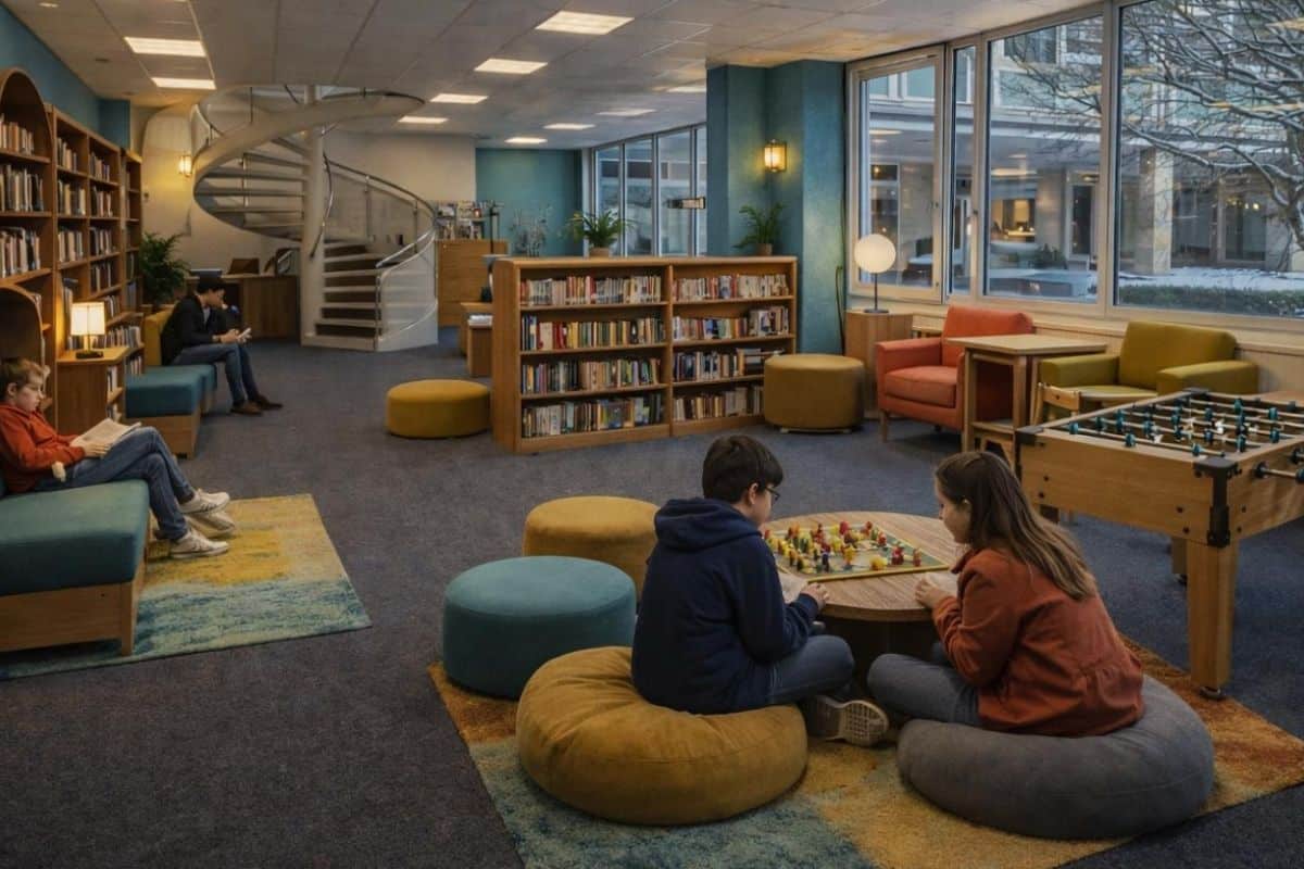 KI-Visualisierung der neuen Stadtbibliothek / Foto: Stadt Osnabrück