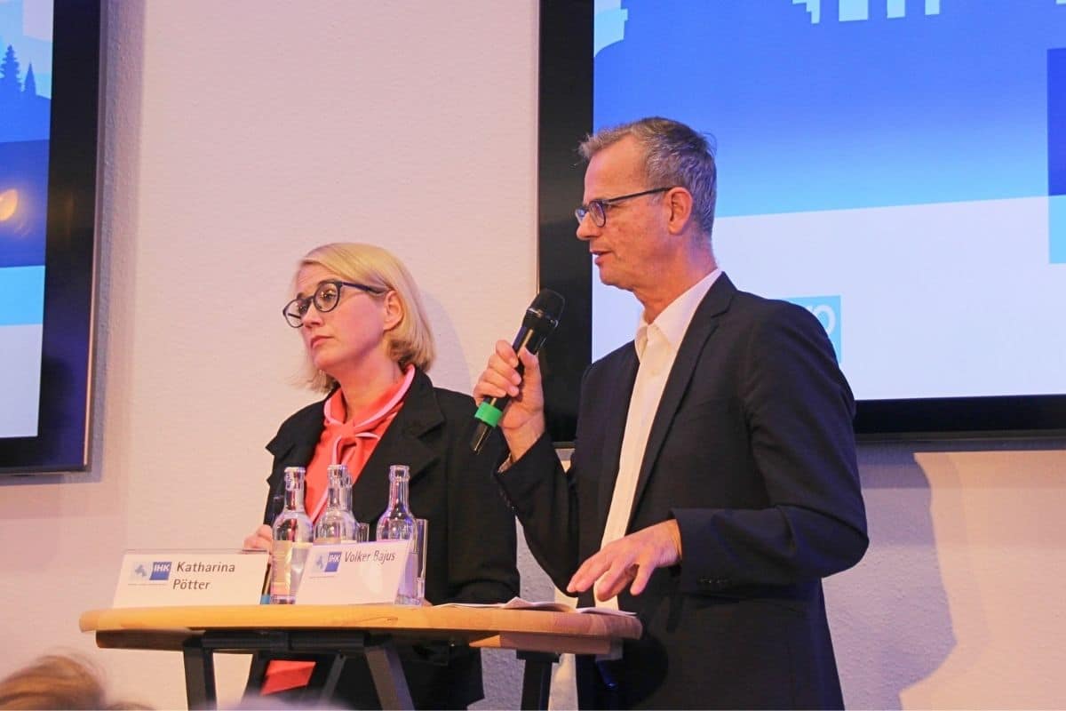 Katharina Pötter und Volker Bajus / Foto: Dominik Lapp
