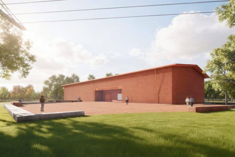 Visualisierung des neuen Museumsdepots. / Grafik: Schoeps & Schlüter Architekten GmbH in Osnabrück (Gesamtstadt)