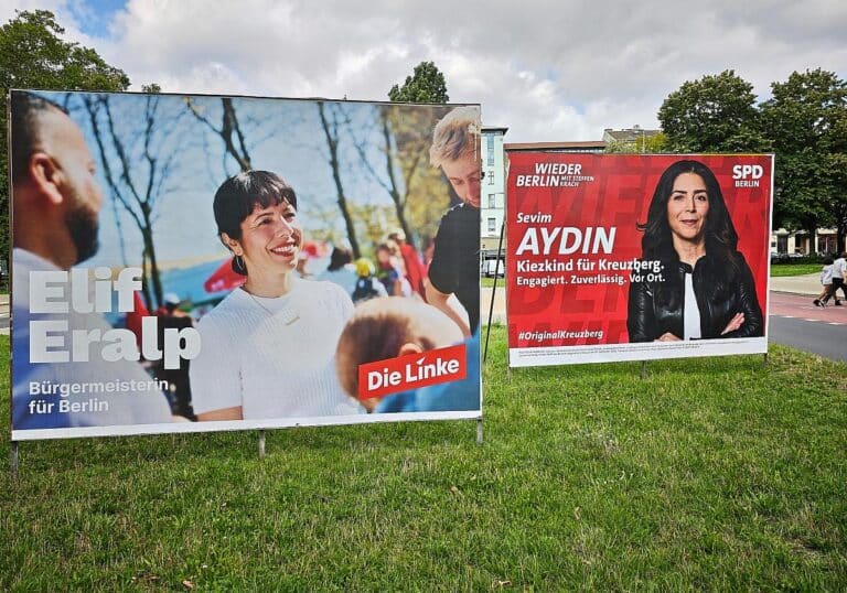Wahlplakate mit