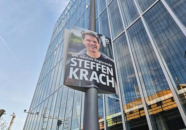 Wahlplakat mit