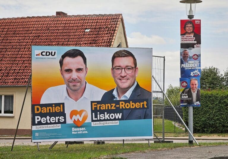 Wahlplakate für