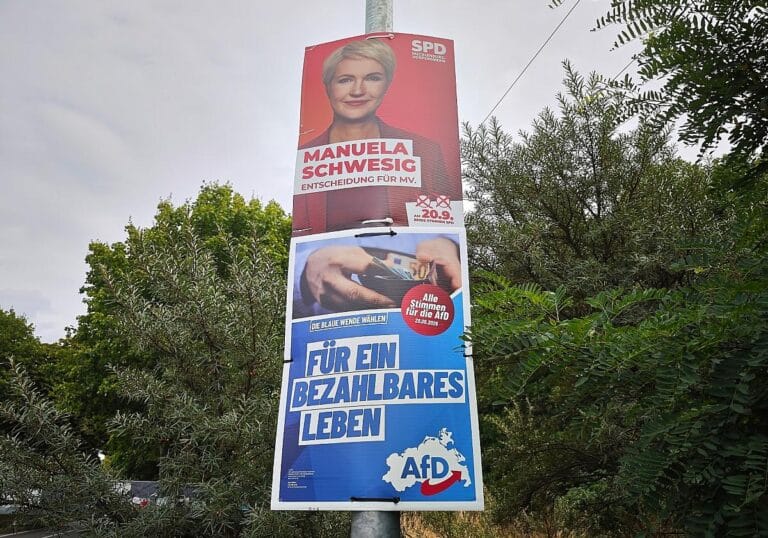 Wahlplakate für