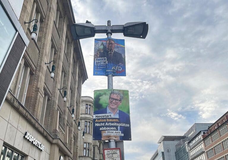 Wahlplakate für