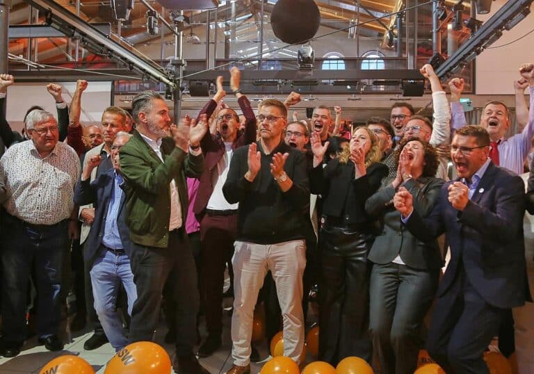 BSW-Wahlparty am