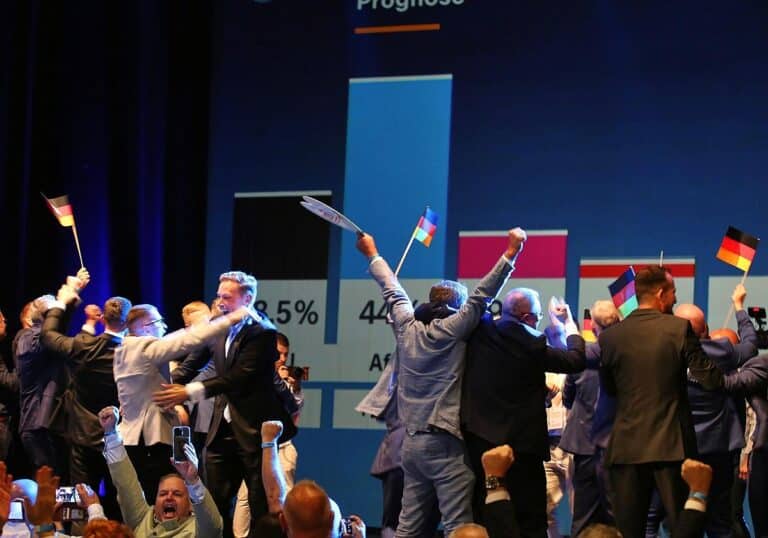 AfD-Wahlparty am