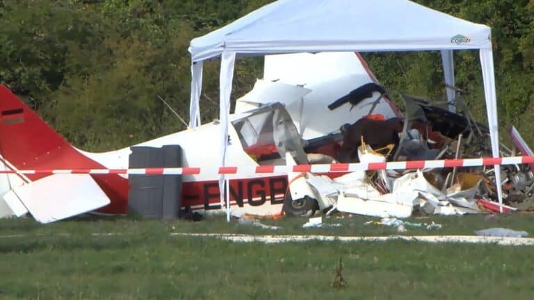 Zwei Tote bei Flugzeugabsturz in Südhessen