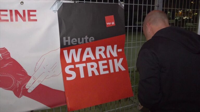 48-Stunden-Warnstreik in deutschen Seehäfen