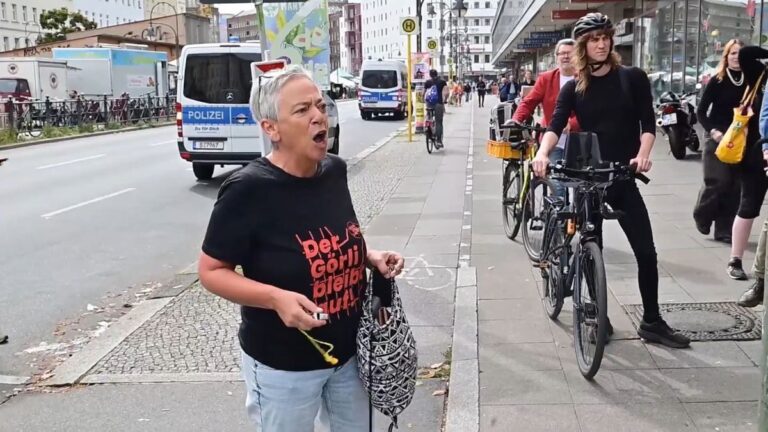 Proteste gegen AfD-Rundgang mit FPÖ in Neukölln