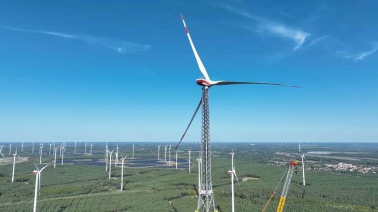 Weltrekord-Windrad in der Lausitz verzögert