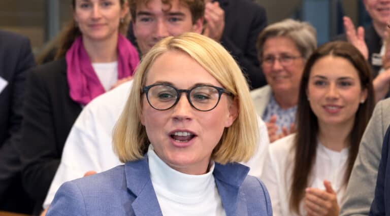 Katharina Pötter auf der Wahlparty am 27.09.2026 in Osnabrück (Gesamtstadt)